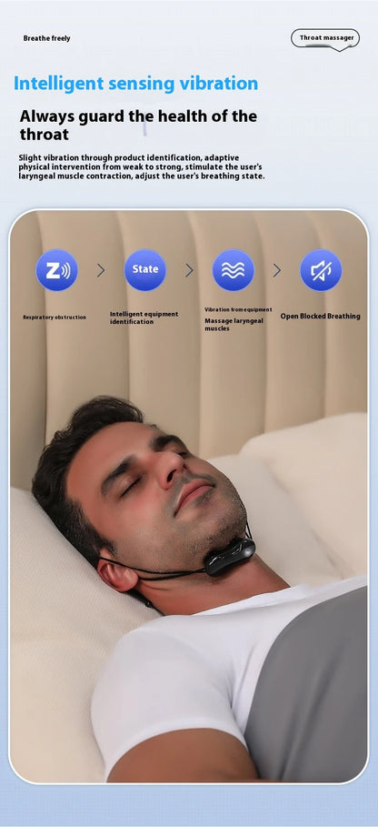 JianYouCare EMS Pulse Stop Snore Portable Electric Anti-snoring Device Well Stop Snore Health Care Sleep Aid Breathing Corrector