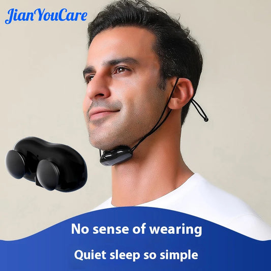JianYouCare EMS Pulse Stop Snore Portable Electric Anti-snoring Device Well Stop Snore Health Care Sleep Aid Breathing Corrector