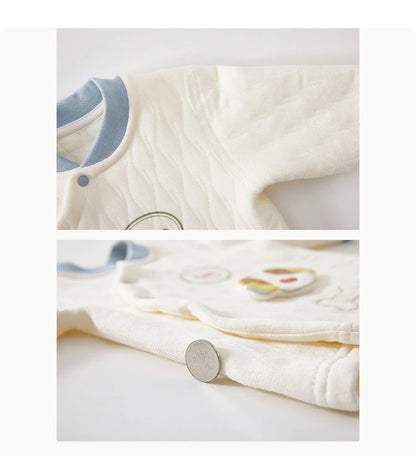 2025 Fall Winter Autumn Clothes Autumn Pants High Waisted Belly Protection Warm Underwear Clothes Men s and Women s Padded Sets