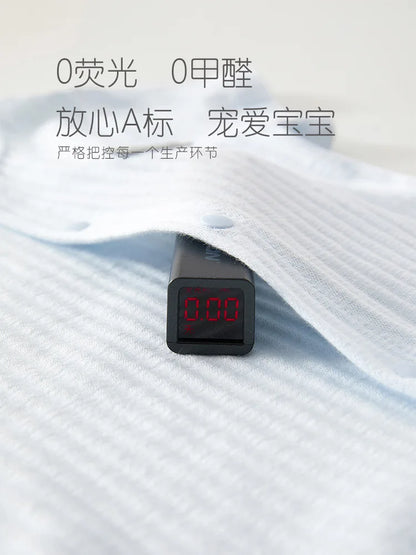 AYNIGIELL 2025 New Summer Baby Clothing Newborn Boys Girls Short-sleeved Cartoon Print Clothing Baby Jumpsuit 0-18Month