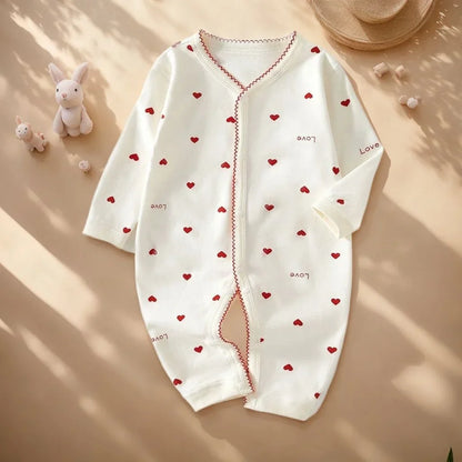 Autumn Baby Clothes Bodysuit&One Pieces Boys Girls Newborn Rompers Solid Color 100 Cotton 0-24M Long Sleeve Loungewear Outfit