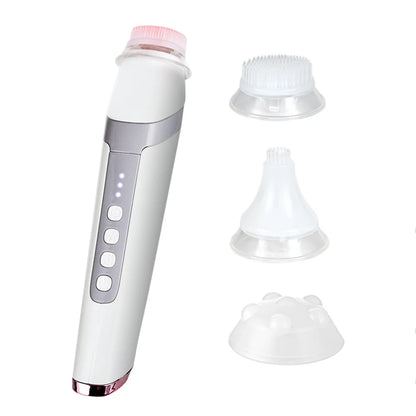 CO2 Bubble Pen 4 Tips Aqua Skin Face Cleansing SPA Beauty Device CO2 Pods Massager Portable Oxygen Bubble Facial Machine