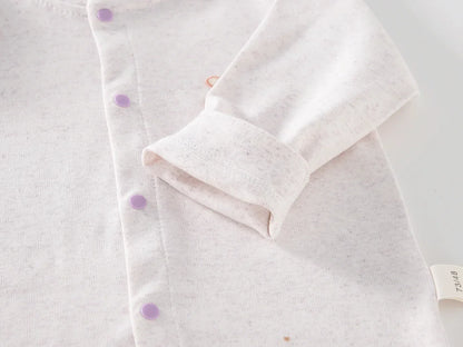 Autumn Baby Clothes Bodysuit&One Pieces Boys Girls Newborn Rompers Solid Color 100 Cotton 0-24M Long Sleeve Loungewear Outfit