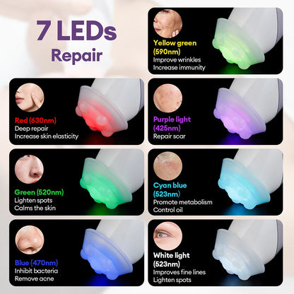 CO2 Bubble Pen 4 Tips Aqua Skin Face Cleansing SPA Beauty Device CO2 Pods Massager Portable Oxygen Bubble Facial Machine