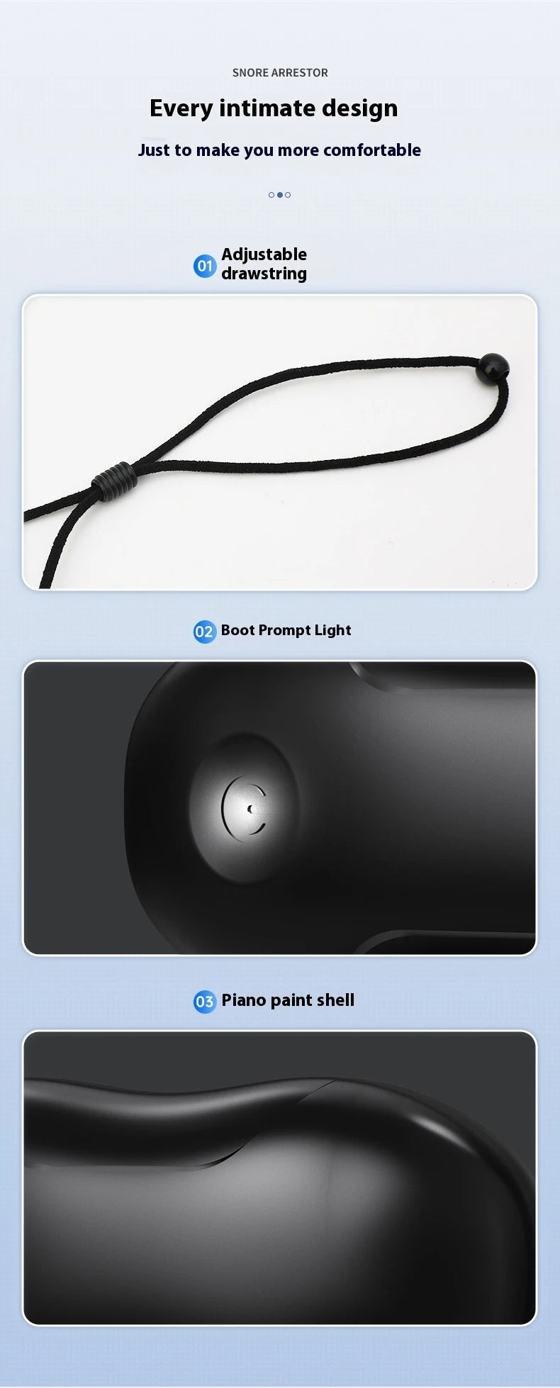 JianYouCare EMS Pulse Stop Snore Portable Electric Anti-snoring Device Well Stop Snore Health Care Sleep Aid Breathing Corrector