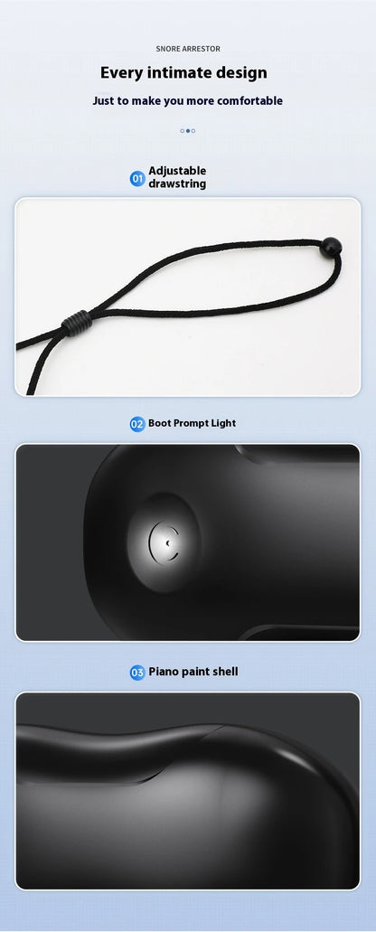 JianYouCare EMS Pulse Stop Snore Portable Electric Anti-snoring Device Well Stop Snore Health Care Sleep Aid Breathing Corrector