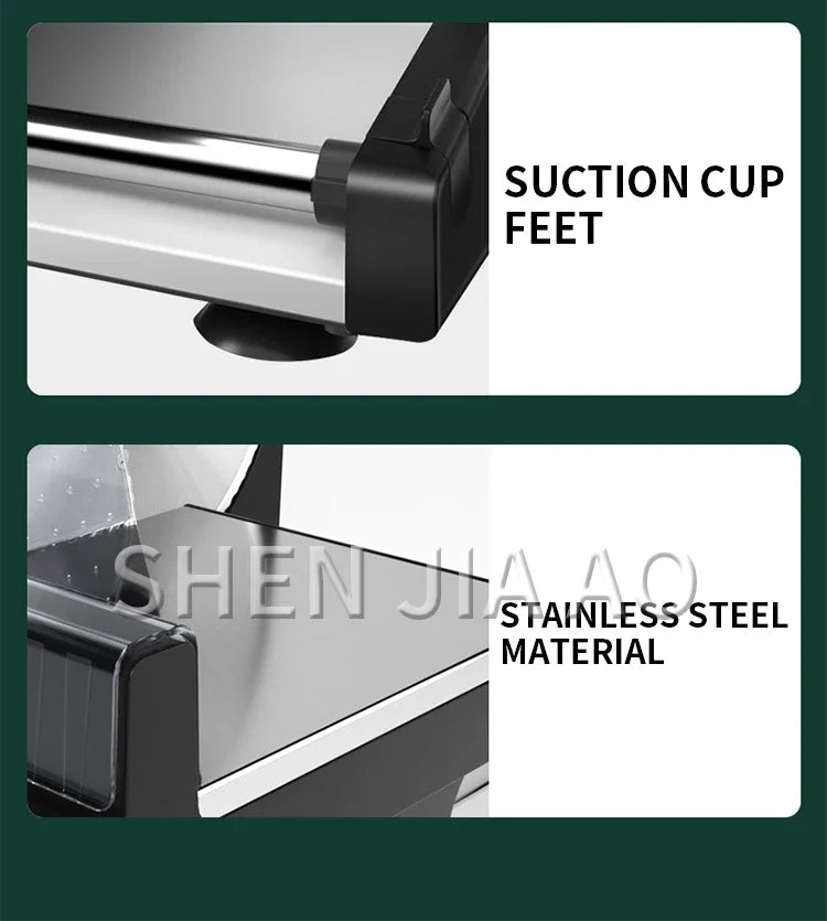 801 Electric meat Slicer 200W Household Fruit and Mutton Slicer machine Toast Bread Slice 1-15mm Thickness Adjustable