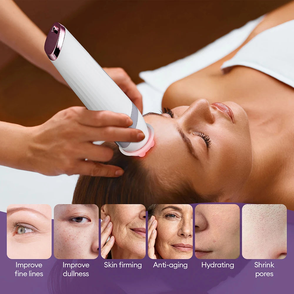 CO2 Bubble Pen 4 Tips Aqua Skin Face Cleansing SPA Beauty Device CO2 Pods Massager Portable Oxygen Bubble Facial Machine