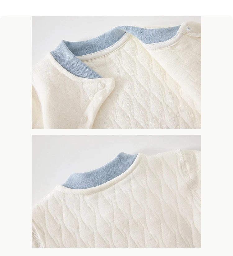 2025 Fall Winter Autumn Clothes Autumn Pants High Waisted Belly Protection Warm Underwear Clothes Men s and Women s Padded Sets