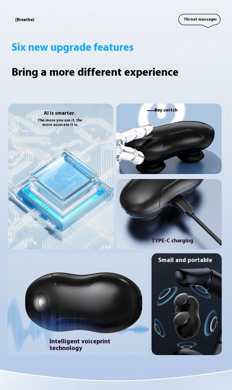 JianYouCare EMS Pulse Stop Snore Portable Electric Anti-snoring Device Well Stop Snore Health Care Sleep Aid Breathing Corrector