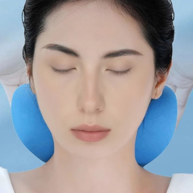 Neck and Shoulder Relaxer Cervical Traction Device for Muscle Tension Relief, chiropractic Pillow Repair
