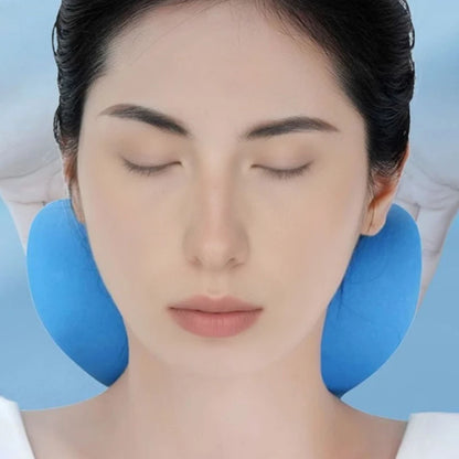 Neck and Shoulder Relaxer Cervical Traction Device for Muscle Tension Relief, chiropractic Pillow Repair