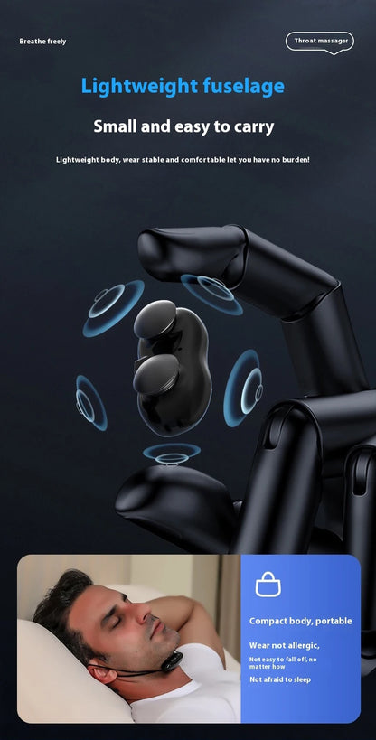 JianYouCare EMS Pulse Stop Snore Portable Electric Anti-snoring Device Well Stop Snore Health Care Sleep Aid Breathing Corrector