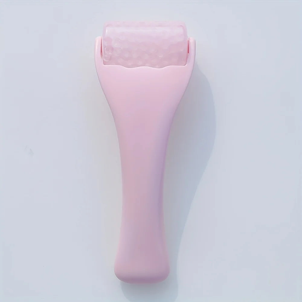 Facial Care Gel Ice Roller Suitable for Face and Body, Cold Compress Warming to Lift Beige Decrease Dark Circles Reusable Clean