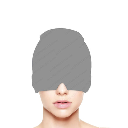 “Migraine Relief Gel Ice Cap – Single Layer Pain Relief Headgear”