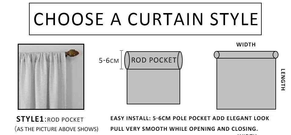 2pcs White Rose Pattern Curtains – Suitable for Bedroom Kitchen Living Room or Study with Rod Pocket Design