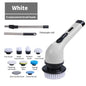 Electric Cleaning Brush 9-in-1 Cordless Electric Spin Scrubber  Expandable Handle Waterproof Cleaning Brush