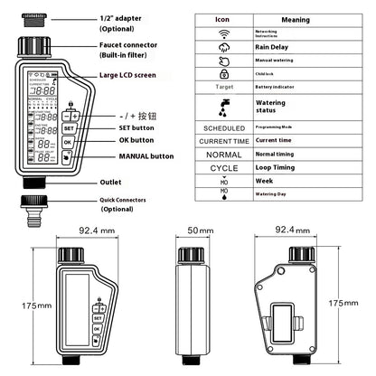 Smart WiFi Garden Watering Device for Potted Plants