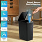 12L Smart Trash Bin Rubbish Motion Sensor Touchless Bathroom Odourles Toilet Can